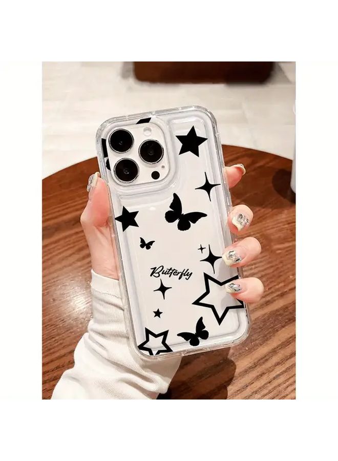 Transparent Butterfly Phone Case Compatible with iPhone 13 Pro Max - Image 2
